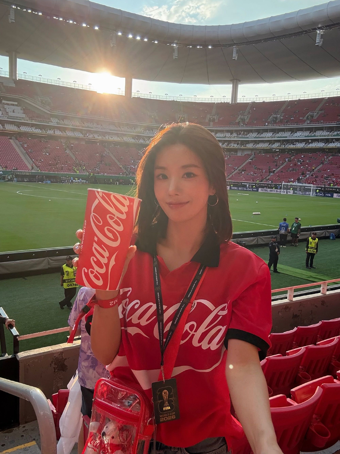 权恩妃现身墨西哥世界杯
